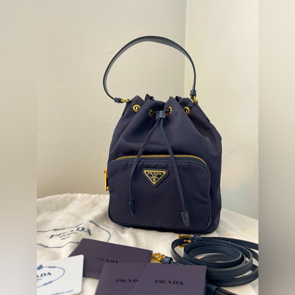 Prada Duet Re-Nylon bucket bag